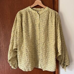 Floral Yellow Women's Top